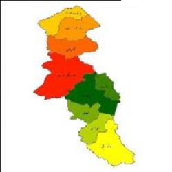 دانلود شیپ فایل شهرستانهای استان اردبیل