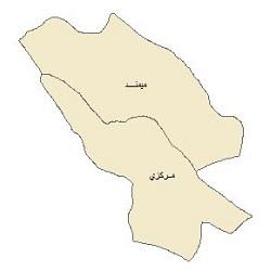 دانلود نقشه بخش های شهرستان فیروز آباد