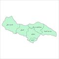 دانلود نقشه بخش های شهرستان قزوین
