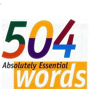 کدبندی معنی لغات کتاب 504 زبان انگلیسی