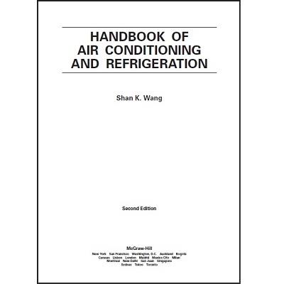 Handbook هندبوک تهویه مطبوع و خنک سازی هوا