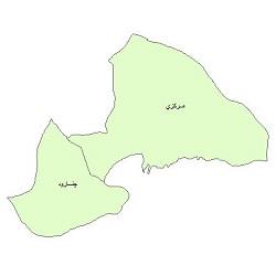 دانلود نقشه بخش های شهرستان چادگان