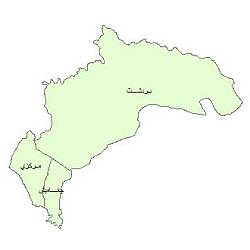 دانلود نقشه بخش های شهرستان دزفول