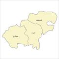 دانلود نقشه بخش های شهرستان همدان