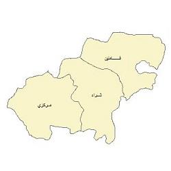 دانلود نقشه بخش های شهرستان همدان