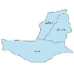 دانلود نقشه بخش های شهرستان نور