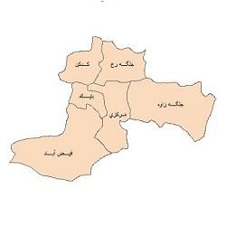 دانلود نقشه بخش های شهرستان تربت حیدریه