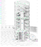 پاورپوینت تحلیل برج جدید تل آویو توسط david tajchman