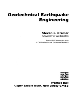 Geotechnical_Earthquake_Engineeringکتاب ژیوتکنیک لرزه ای استیون کرامر