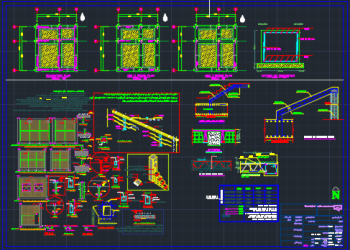 نقشه کامل سازه 3 طبقه بتنی همراه با دفترچه محاسبات
